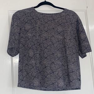 Black Floral Lululemon T-shirt